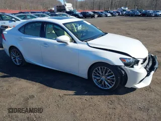 2016 Lexus IS 300 with VIN JTHCM1D28G5009558, listed as a IAAI auction lot 41822575 with 142,894 mi miles. Bid and sale history available at carsss.com. Image 1.