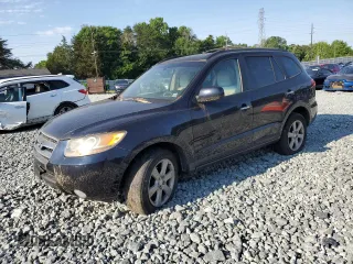 2007 Hyundai Santa Fe SE z VIN 5NMSH73E37H116921, wystawiony jako Copart lot #57520005 z przebiegiem 79 029 mil mil oraz Czysty tytuł • Clean title. Historia ofert i sprzedaży dostępna na DreamBid. Obrazek 1.