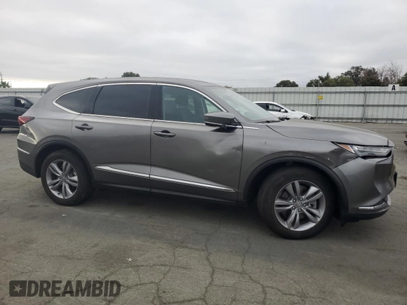 2023 Acura MDX with VIN 5J8YE1H33PL006295, listed as a Copart auction lot 72001584 with 15,692 mi miles and Salvage Title. Bid and sale history available at carsss.com. Image 4.