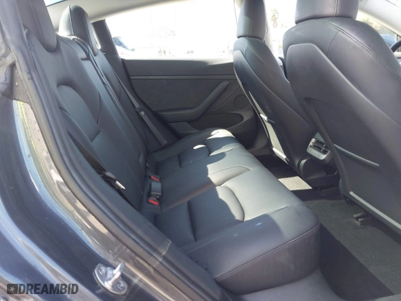 2023 Tesla Model 3 with VIN 5YJ3E1EA0PF698076, listed as a IAAI auction lot 41744362 with 12,838 mi miles. Bid and sale history available at carsss.com. Image 8.
