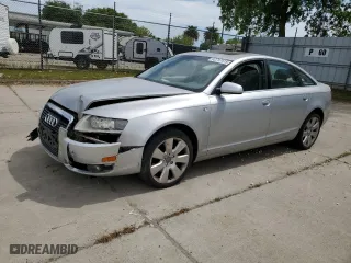 2007 Audi A6 3.2L with VIN WAUDH74F77N148738, listed as a Copart auction lot 52797415 with 155,010 mi miles and Salvage Title. Bid and sale history available at carsss.com. Image 1.