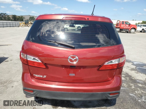 2015 Mazda 5 Sport with VIN JM1CW2BL5F0185881, listed as a Copart auction lot 53621165 with 163,762 mi miles and Salvage Title. Bid and sale history available at carsss.com. Image 6.