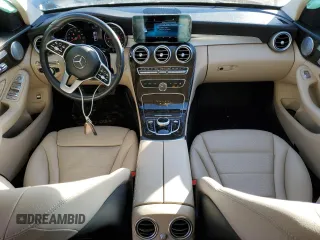 2020 Mercedes-Benz C 300 with VIN 55SWF8EB3LU326543, listed as a Copart auction lot 42502215 with 40,385 mi miles and Salvage Title. Bid and sale history available at DreamBid. Image 8.