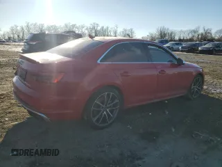 2018 Audi S4 Prestige with VIN WAUC4AF42JA003833, listed as a Copart auction lot 88572375 with 82,007 mi miles and Salvage Title. Bid and sale history available at carsss.com. Image 3.