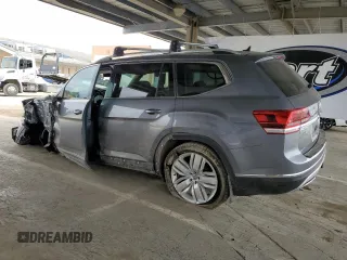 2018 Volkswagen Atlas SEL Premium with VIN 1V2NR2CA7JC576047, listed as a Copart auction lot 55309005 with 137,472 mi miles and Salvage title. Bid and sale history available at DreamBid. Image 2.