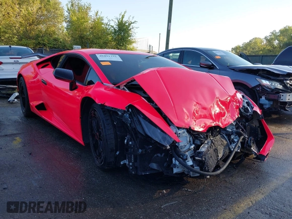 2017 Lamborghini Huracan z VIN ZHWUC2ZF9HLA07464, wystawiony jako IAAI lot #40491332 z przebiegiem 15 069 mil mil oraz . Historia ofert i sprzedaży dostępna na DreamBid. Obrazek 1.