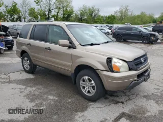 2003 Honda Pilot EX with VIN 2HKYF18463H563074, listed as a Copart auction lot 54780665 with 256,496 mi miles and Salvage Title. Bid and sale history available at DreamBid. Image 4.