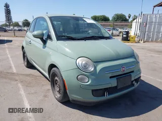 2013 FIAT 500 Pop with VIN 3C3CFFAR9DT751994, listed as a IAAI auction lot 42609839 with 136,636 mi miles and . Bid and sale history available at DreamBid. Image 1.