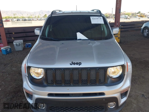 2020 Jeep Renegade Latitude with VIN ZACNJABB8LPL48552, listed as a IAAI auction lot 42470779 with 54,347 mi miles and . Bid and sale history available at DreamBid. Image 6.