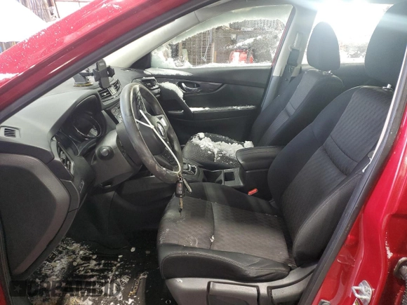 2017 Nissan Rogue SL with VIN JN8AT2MV8HW004985, listed as a Copart auction lot 45504535 with 103,013 mi miles and Salvage Title. Bid and sale history available at carsss.com. Image 7.