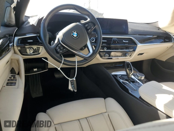 2019 BMW 5 Series 530e with VIN WBAJA9C56KB391866, listed as a Copart auction lot 46541905 with Not provided miles and Salvage title. Bid and sale history available at DreamBid. Image 8.