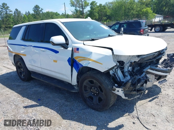 2021 Chevrolet Tahoe Commercial z VIN 1GNSCLED2MR433647, wystawiony jako IAAI lot #42321787 z przebiegiem 44 839 mil mil oraz . Historia ofert i sprzedaży dostępna na DreamBid. Obrazek 1.