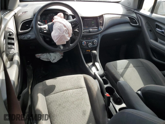 2020 Chevrolet Trax LS with VIN 3GNCJKSB1LL226826, listed as a Copart auction lot 51091065 with 54,592 mi miles and Salvage Title. Bid and sale history available at DreamBid. Image 8.