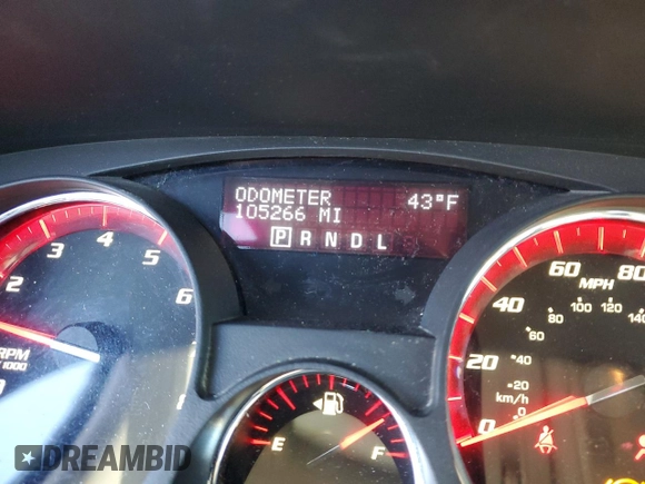 2011 GMC Acadia SL with VIN 1GKKRNED0BJ246605, listed as a Copart auction lot 88823985 with 105,266 mi miles and Salvage Title. Bid and sale history available at DreamBid. Image 9.