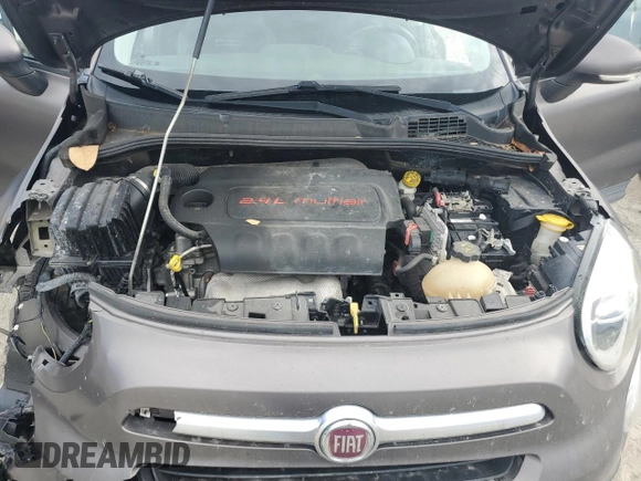 2016 FIAT 500X Trekking with VIN ZFBCFXCTXGP378129, listed as a Copart auction lot 59655095 with 159,386 mi miles and Salvage title. Bid and sale history available at DreamBid. Image 12.