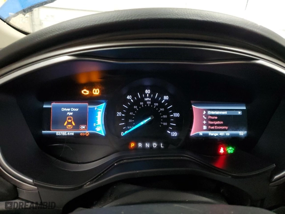 2019 Ford Fusion Hybrid SE with VIN 3FA6P0LU3KR274712, listed as a Copart auction lot 52219495 with 53,785 mi miles and Salvage Title. Bid and sale history available at carsss.com. Image 9.