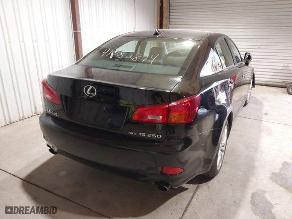 2008 Lexus IS 250 with VIN JTHCK262385020655, listed as a IAAI auction lot 41082874 with 167,433 mi miles. Bid and sale history available at carsss.com. Image 4.