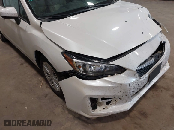 2017 Subaru Impreza Premium with VIN 4S3GTAD61H3727314, listed as a IAAI auction lot 42316108 with 111,215 mi miles and . Bid and sale history available at DreamBid. Image 17.