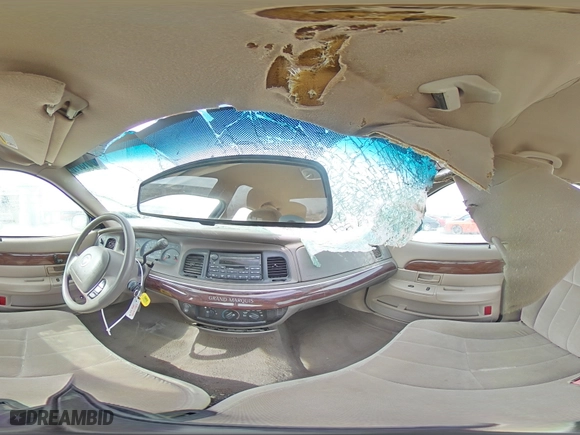 2004 Mercury Grand Marquis GS with VIN 2MEFM74W24X608341, listed as a Copart auction lot 50157785 with 113,162 mi miles and Salvage Title. Bid and sale history available at carsss.com. Image 13.