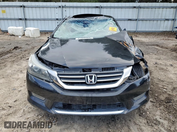 2013 Honda Accord Sdn EX-L with VIN 1HGCR2F86DA162583, listed as a Copart auction lot 41452865 with Not Provided miles and Non Repairable. Bid and sale history available at carsss.com. Image 5.