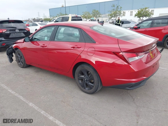 2022 Hyundai Elantra Essential with VIN KMHLM4AG7NU260864, listed as a IAAI auction lot 41778502 with 29,405 mi miles. Bid and sale history available at carsss.com. Image 3.
