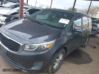 2016 Kia Sedona LX with VIN KNDMB5C12G6085086, listed as a IAAI auction lot 41775895 with 160,510 mi miles. Bid and sale history available at carsss.com. Image 18.