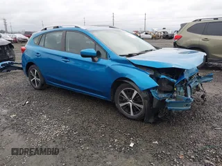 2019 Subaru Impreza Premium with VIN 4S3GTAD67K3739264, listed as a IAAI auction lot 41527348 with 43,462 mi miles. Bid and sale history available at carsss.com. Image 1.