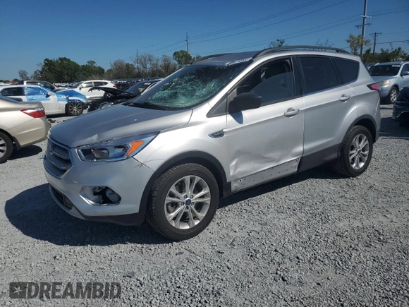 2018 Ford Escape SE with VIN 1FMCU0G98JUB49767, listed as a Copart auction lot 48140885 with 90,906 mi miles and Salvage Title. Bid and sale history available at carsss.com. Image 1.