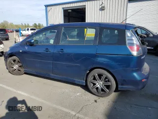 2007 Mazda 5 Touring with VIN JM1CR29L370135026, listed as a Copart auction lot 52968945 with 166,442 mi miles and Salvage Title. Bid and sale history available at carsss.com. Image 2.