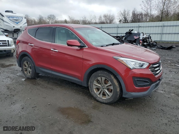 2016 Hyundai Santa Fe Sport with VIN 5XYZTDLB5GG360257, listed as a Copart auction lot 53348255 with 190,781 mi miles and Clean Title. Bid and sale history available at carsss.com. Image 4.