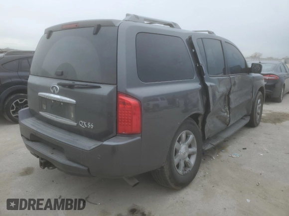 2006 Infiniti QX56 с VIN 5N3AA08C96N806613, выставлен на аукционе Copart как лот 82535814 с пробегом 240 804 миль миль и Списание • Salvage title. История ставок и продаж доступна на DreamBid. Изображение 3.
