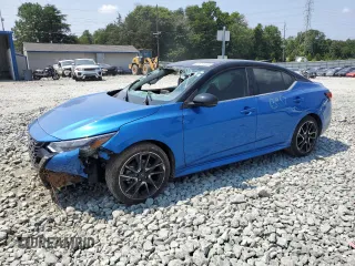 2024 Nissan Sentra SR with VIN 3N1AB8DV4RY309253, listed as a Copart auction lot 61611255 with Not provided miles and Salvage title. Bid and sale history available at DreamBid. Image 1.