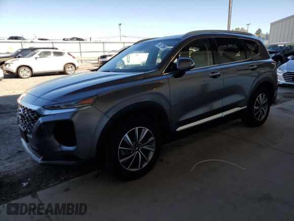 2019 Hyundai Santa Fe Ultimate with VIN 5NMS5CAD4KH045099, listed as a Copart auction lot 74817564 with 80,182 mi miles and Salvage Title. Bid and sale history available at carsss.com. Image 1.