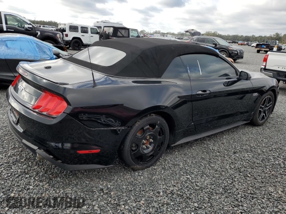 2018 Ford Mustang GT Premium with VIN 1FATP8FF6J5110967, listed as a Copart auction lot 85610744 with Not provided miles and Salvage title. Bid and sale history available at DreamBid. Image 3.
