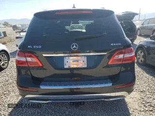 2015 Mercedes-Benz M 350 with VIN 4JGDA5HB9FA509536, listed as a Copart auction lot 64651965 with 134,922 mi miles and Salvage title. Bid and sale history available at DreamBid. Image 6.