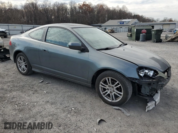 2005 Acura RSX with VIN JH4DC54835S004804, listed as a Copart auction lot 80336334 with 242,736 mi miles and Salvage Title. Bid and sale history available at carsss.com. Image 4.