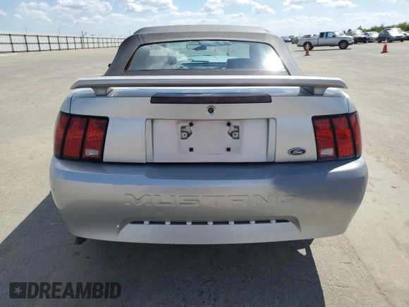 2004 Ford Mustang Deluxe with VIN 1FAFP44694F133988, listed as a Copart auction lot 50846395 with 166,918 mi miles and Salvage Title. Bid and sale history available at carsss.com. Image 6.