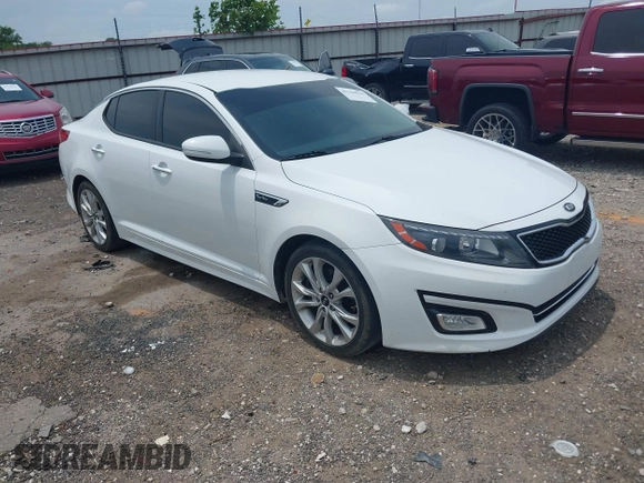 2015 Kia Optima SX Turbo with VIN 5XXGR4A61FG438242, listed as a IAAI auction lot 42344818 with 157,098 mi miles and . Bid and sale history available at DreamBid. Image 1.