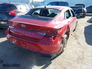 2023 Hyundai Elantra Preferred with VIN KMHLM4AG2PU465415, listed as a IAAI auction lot 41709653 with 12,732 mi miles. Bid and sale history available at carsss.com. Image 4.