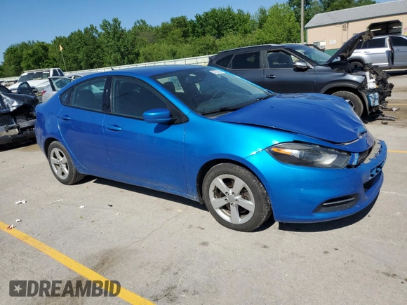 2015 Dodge Dart SXT with VIN 1C3CDFBB9FD380576, listed as a Copart auction lot 57576135 with 178,779 mi miles and Salvage title. Bid and sale history available at DreamBid. Image 4.