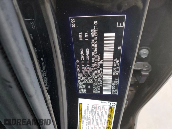 2022 Lexus NX with VIN JTJKGCEZ5N2006107, listed as a Copart auction lot 84197544 with 43,635 mi miles and Salvage Title. Bid and sale history available at carsss.com. Image 13.