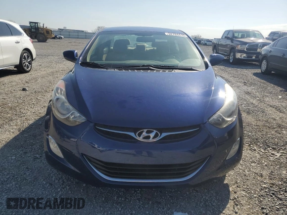 2013 Hyundai Elantra Limited with VIN KMHDH4AE7DU501778, listed as a Copart auction lot 52764415 with 109,971 mi miles and Salvage Title. Bid and sale history available at DreamBid. Image 5.
