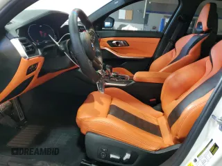 2022 BMW M3 Competition xDrive with VIN WBS43AY03NFM31044, listed as a Copart auction lot 84862834 with 19,417 mi miles and Salvage title. Bid and sale history available at DreamBid. Image 7.