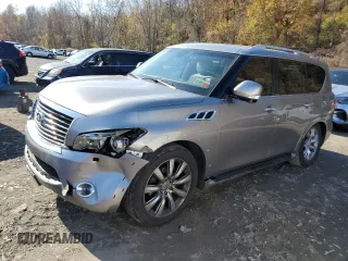 2011 Infiniti QX56 7-passenger with VIN JN8AZ2NE8B9003757, listed as a Copart auction lot 78684674 with 253,790 mi miles and Clean Title. Bid and sale history available at carsss.com. Image 1.