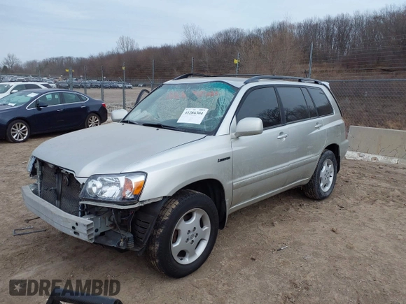 2005 Toyota Highlander z VIN JTEEP21A450133643, wystawiony jako IAAI lot #41286304 z przebiegiem 166 662 mil mil oraz . Historia ofert i sprzedaży dostępna na DreamBid. Obrazek 17.
