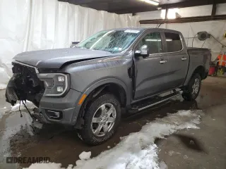 2024 Ford Ranger LARIAT with VIN 1FTER4KH7RLE16810, listed as a Copart auction lot 41364955 with 14,675 mi miles and Salvage Title. Bid and sale history available at carsss.com. Image 1.