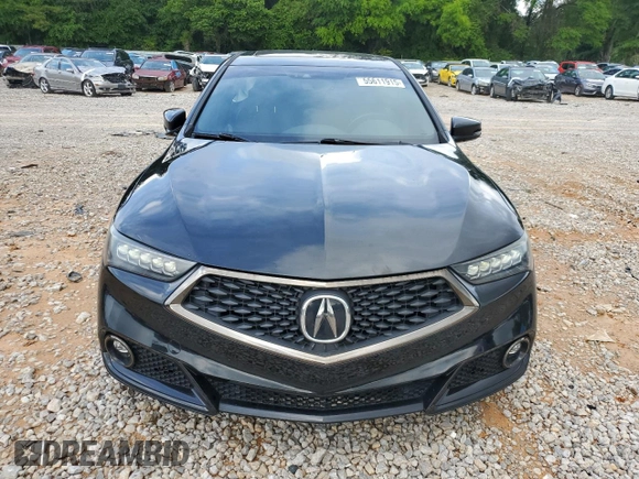 2018 Acura TLX w/A-SPEC Pkg with VIN 19UUB2F68JA007780, listed as a Copart auction lot 55611915 with 47,840 mi miles and Salvage title. Bid and sale history available at DreamBid. Image 5.