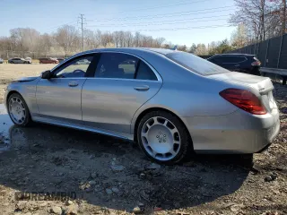 2015 Mercedes-Benz S-Class S 550 with VIN WDDUG8FBXFA118828, listed as a Copart auction lot 50624055 with 72,305 mi miles and Salvage Title. Bid and sale history available at carsss.com. Image 2.