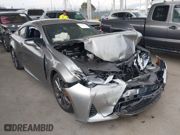 2022 Lexus RC 300 F Sport with VIN JTHGA5BC0N5012254, listed as a IAAI auction lot 42420387 with 11,139 mi miles and . Bid and sale history available at DreamBid. Image 1.
