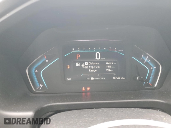 2020 Honda Odyssey Touring with VIN 5FNRL6H88LB014164, listed as a Copart auction lot 42925415 with 67,667 mi miles and Salvage title. Bid and sale history available at DreamBid. Image 9.
